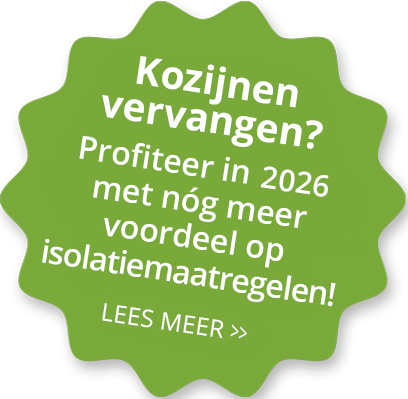 Pak nu extra voordeel op isolerende kozijnen en glas!
